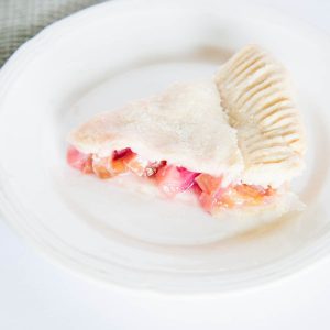 rhubarb pie featured image