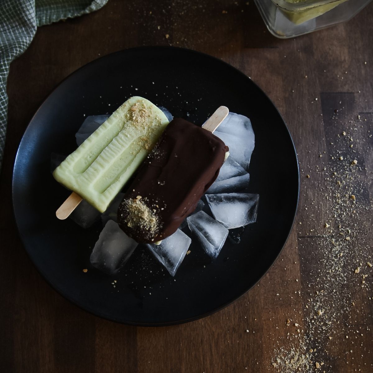 Easy Homemade Key Lime Ice Cream Bars