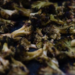 oven roasted broccoli featured image