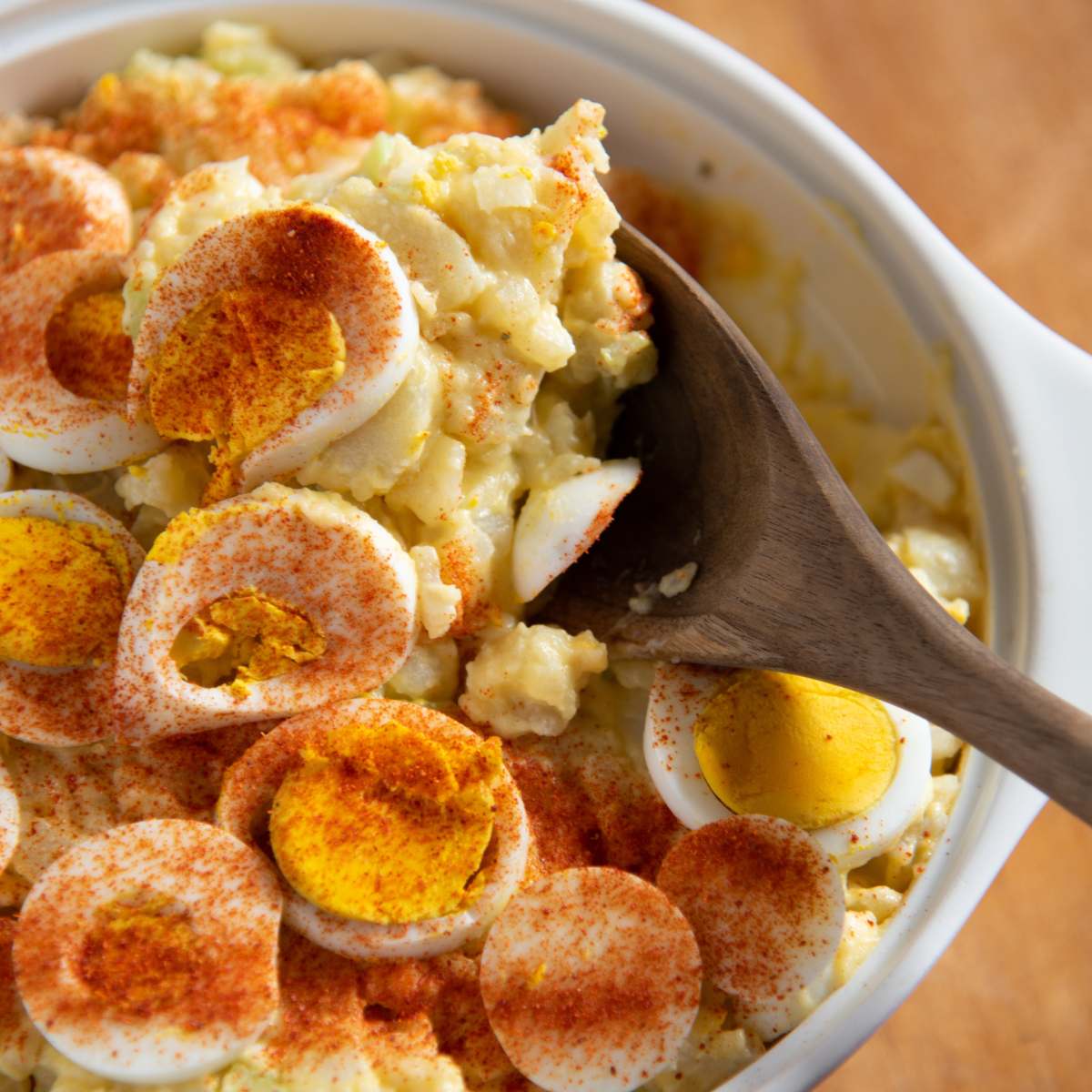 Potato Salad with hard-boiled eggs (Grandma’s potato salad recipe)