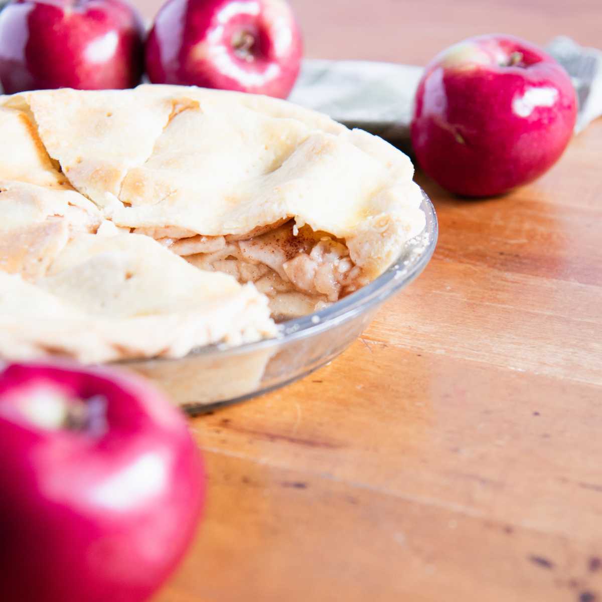 Homemade Apple Pie with McIntosh Apples