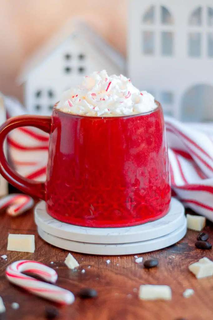 peppermint white mocha (candy cane latte)