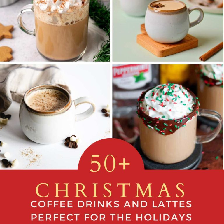 christmas coffee drinks and lattes featured image