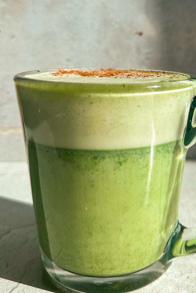 cinnamon matcha latte 