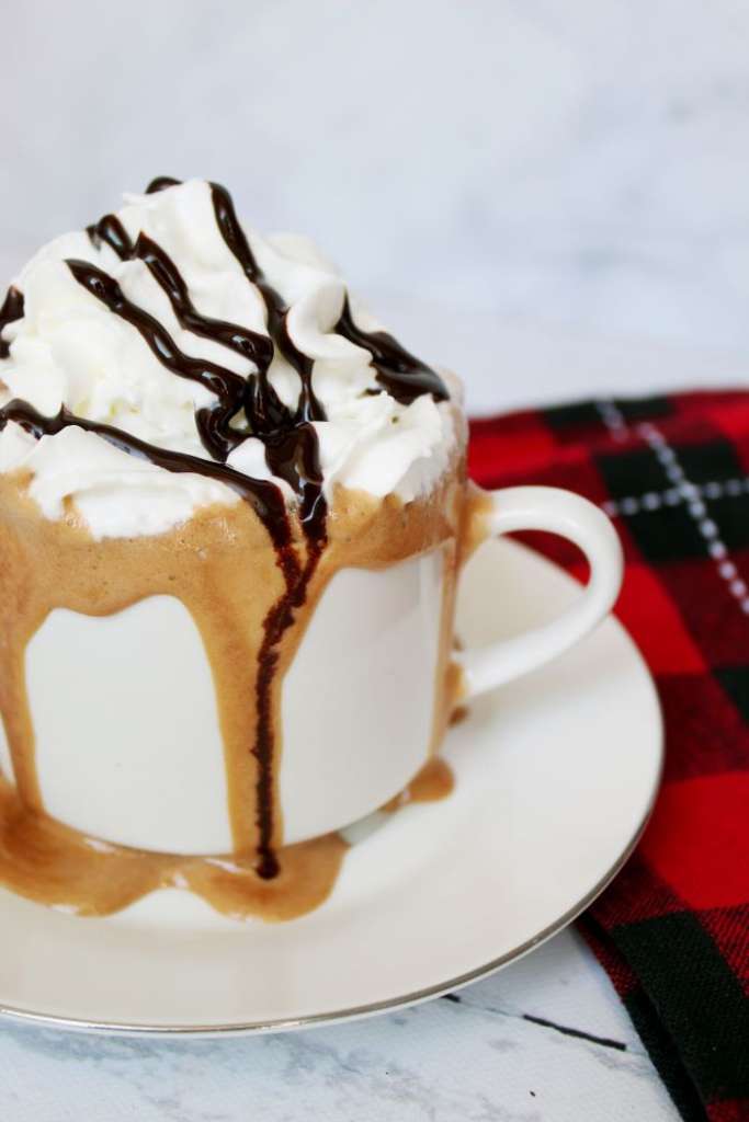 peppermint mocha marshmallow latte