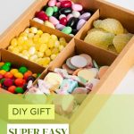 super easy homemade candy boxes -Pinterest graphic